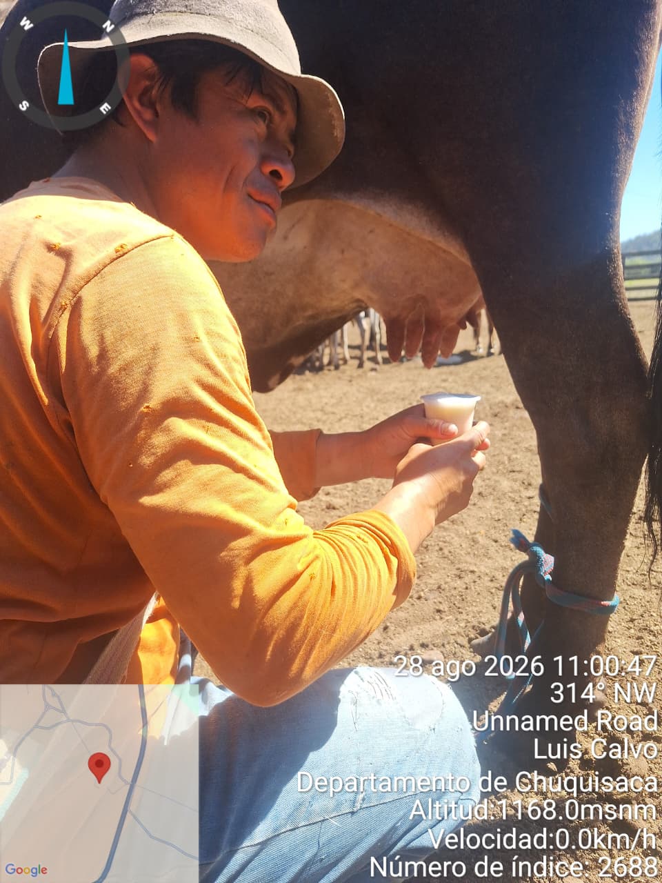 Monitoreo y levantamiento de datos geoespaciales y agropecuarios en el Municipio de Muyupampa