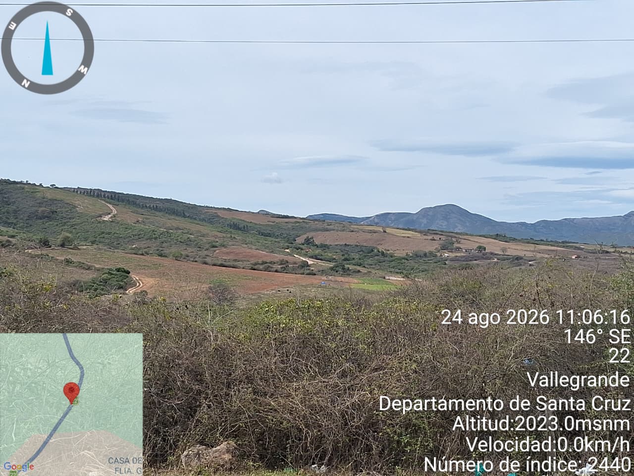 Monitoreo y levantamiento de datos geoespaciales en el Municipio de Vallegrande