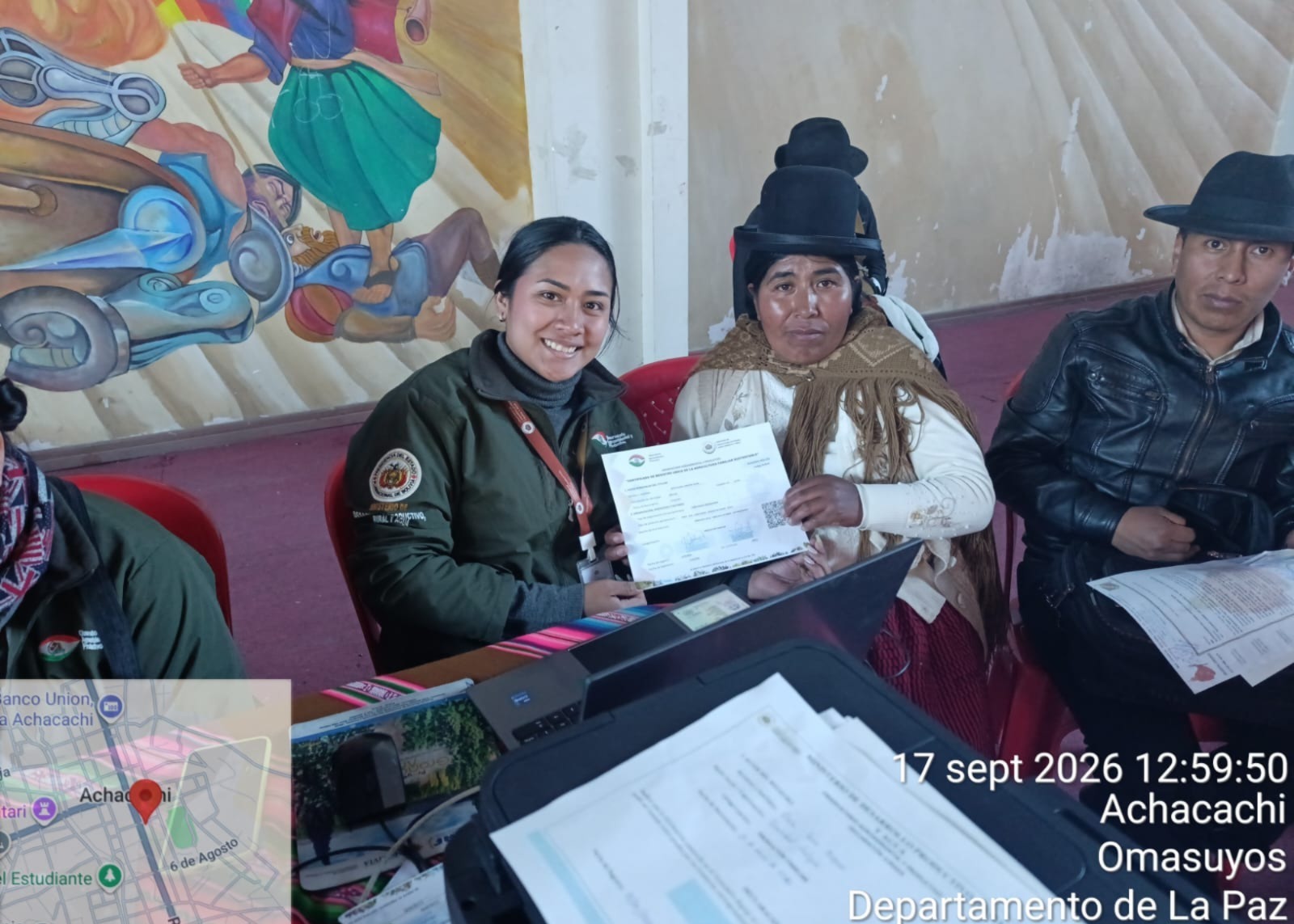 RUNAF en el Municipio de Achacachi – 17 de septiembre